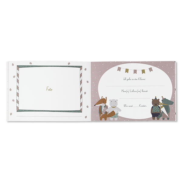 Einschulung - Erinnerungsheft "Krokodil" Einschulung - Erinnerungsheft "Krokodil"