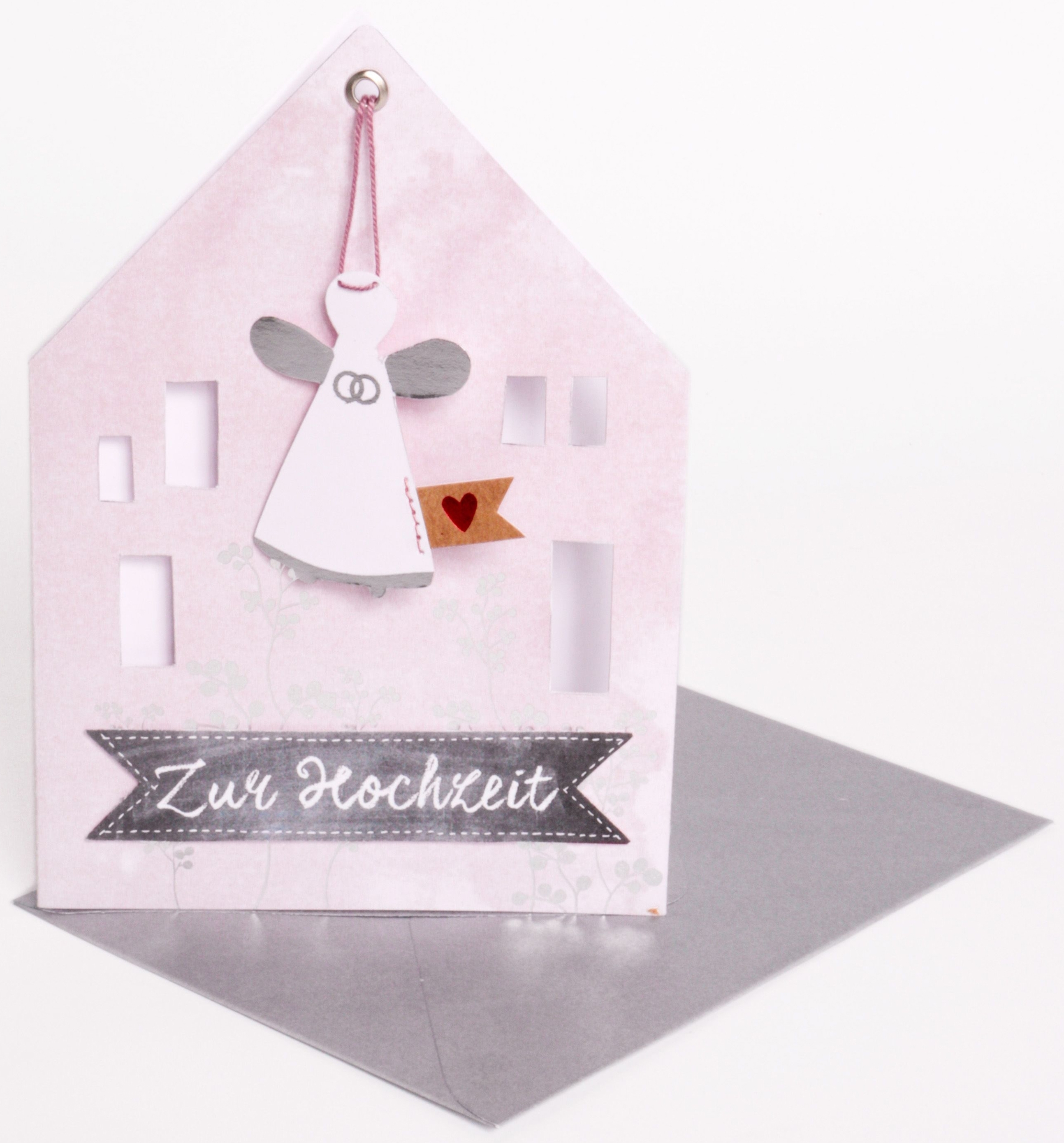 Hausengel Karte "Zur Hochzeit" Hausengel Karte "Zur Hochzeit"