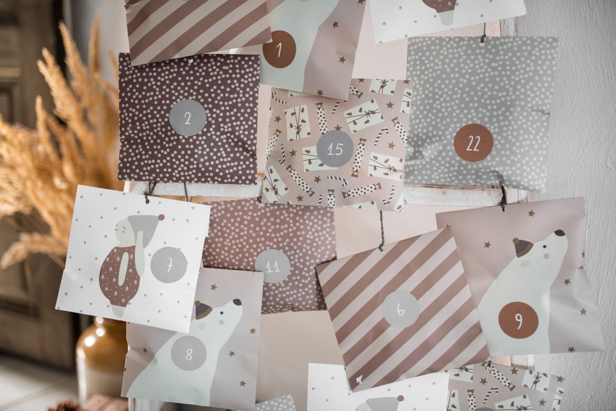 Geschenk- und Adventskalendertütchen "Hase braun" Geschenk- und Adventskalendertütchen "Hase braun"