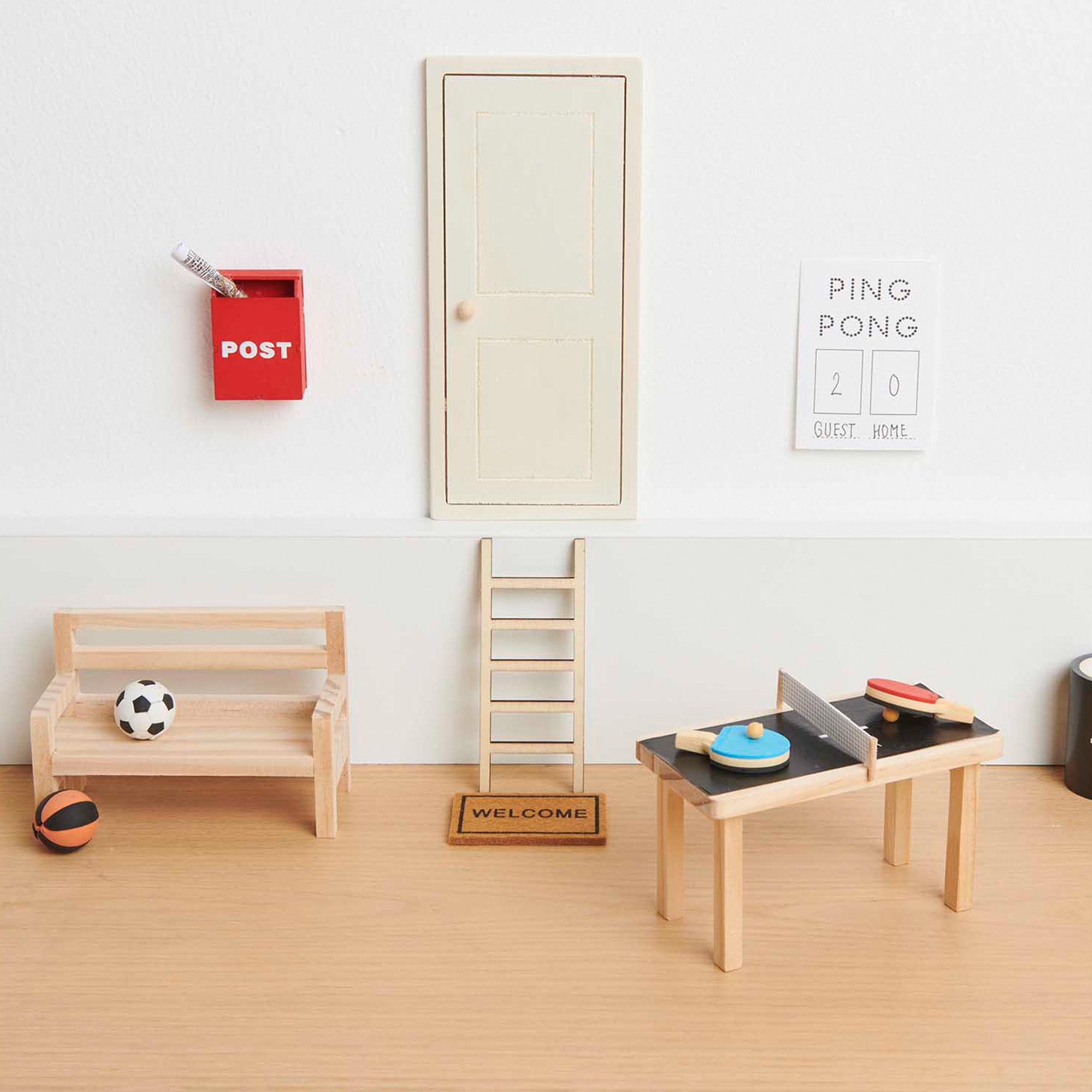 Miniatur "Fußball" für die Wichteltür