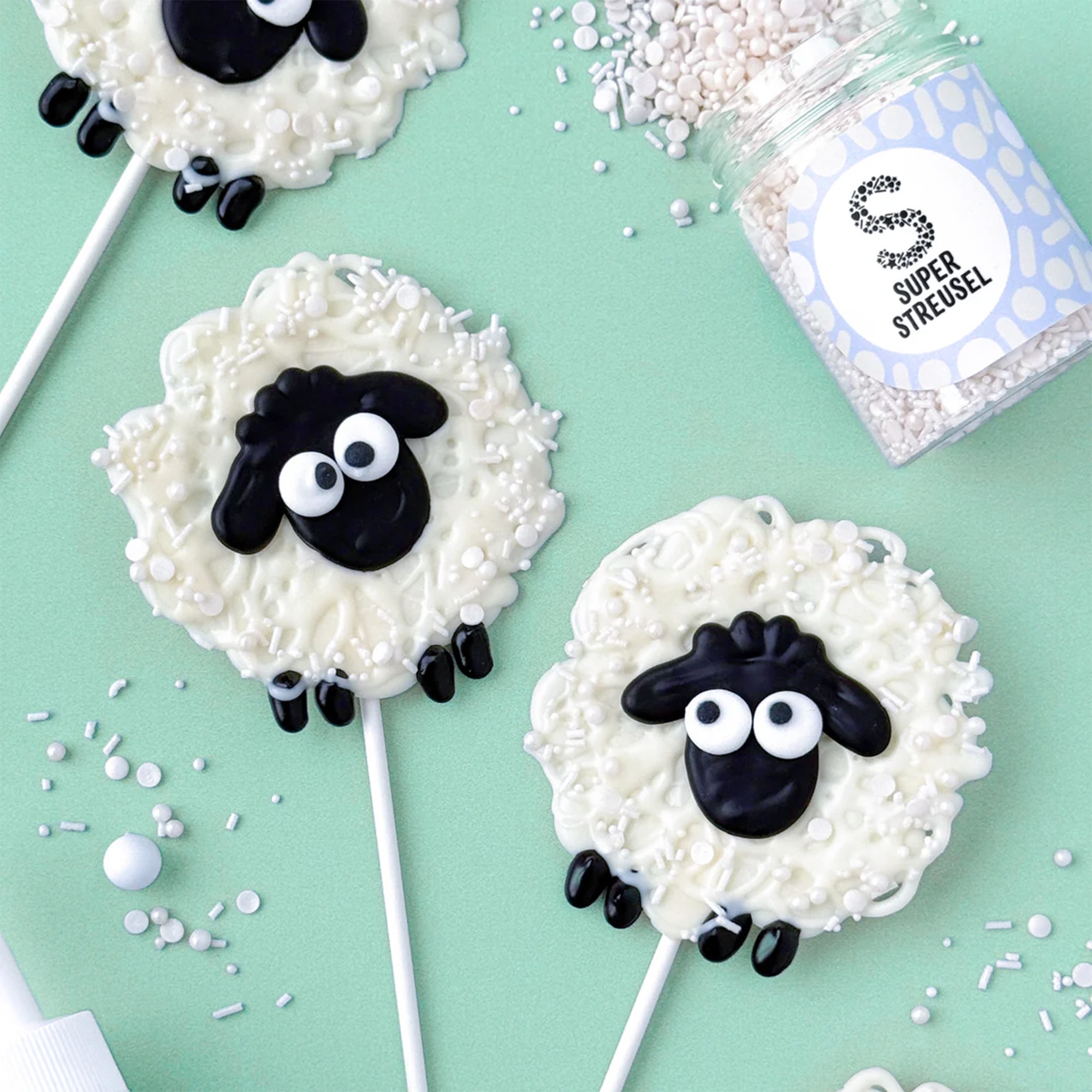 Super Streusel SuperDinger KullerAugen Essen, Süßigkeiten, Sahne, Nachtisch, Zuckerguss