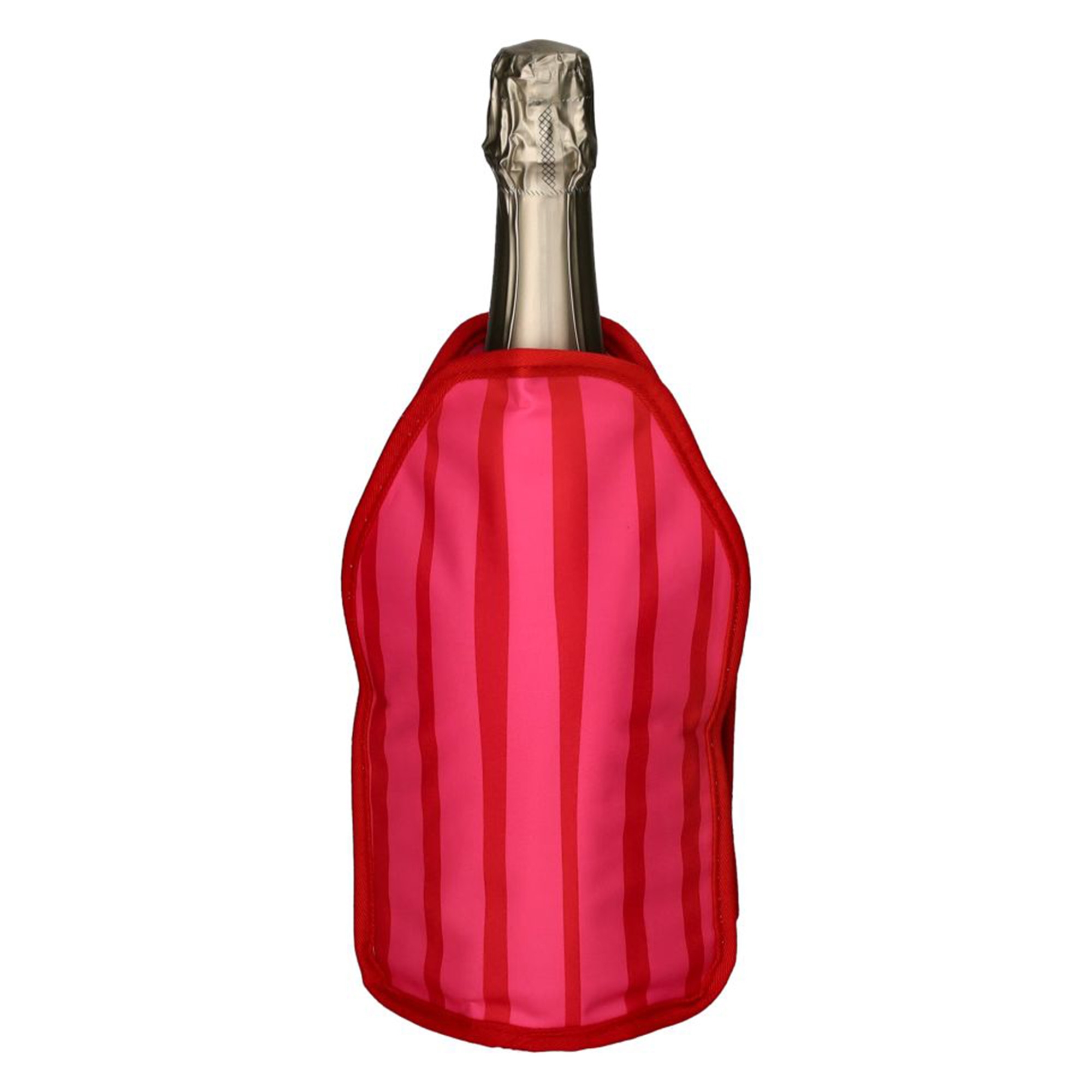 Kühlmanschette "Statt Blumen" Hot Pink Flasche, Schnaps, Wein, Weinflasche, Handtasche