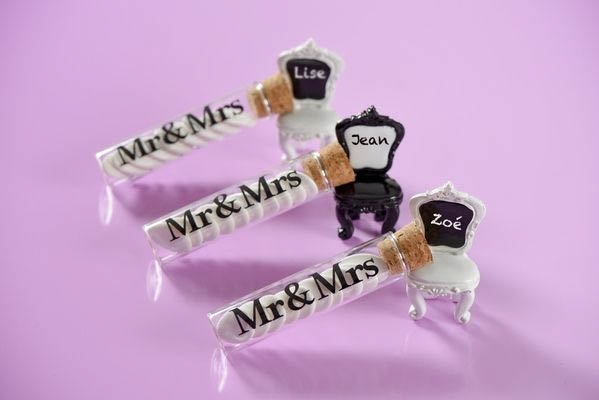 Mr & Mrs Glasfläschchen Mr & Mrs Glasfläschchen