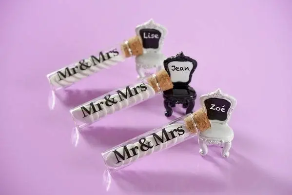 Mr & Mrs Glasfläschchen