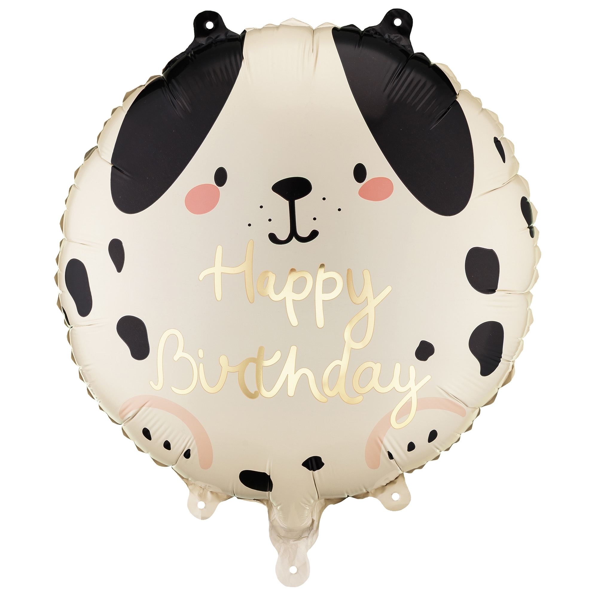 Folienballon "Happy Birthday Hund" 45cm Luftballon, Hund, Happy Birthday, Tiermuster, Ballon