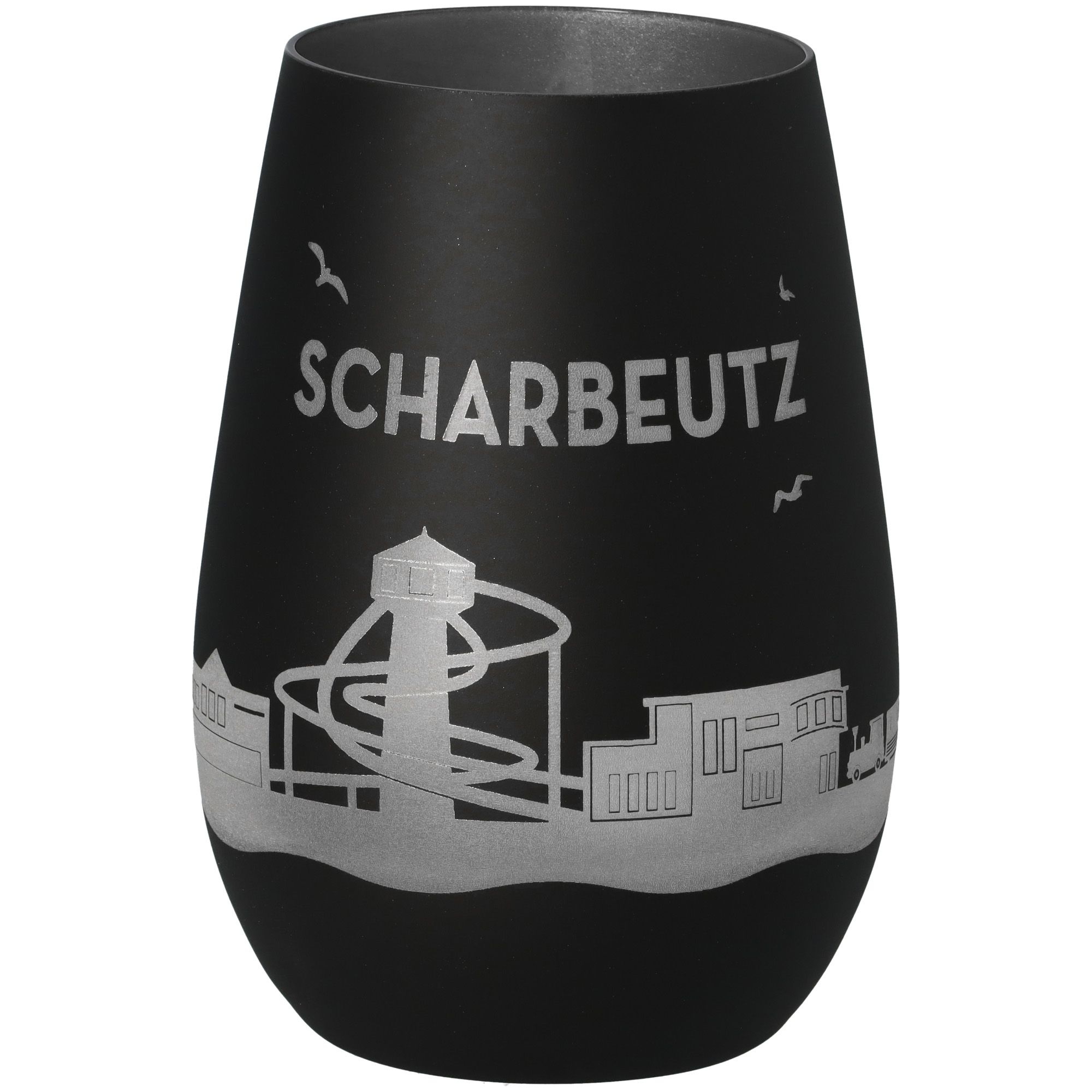 Windlicht Skyline Scharbeutz Schwarz/Silber Windlicht Skyline Scharbeutz Schwarz/Silber