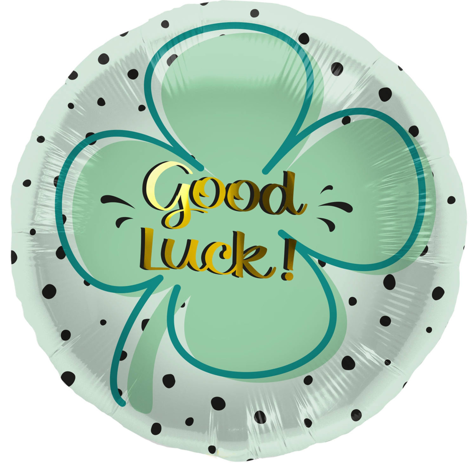 Folienballon "Good Luck Kleeblatt" 45 cm Folienballon "Good Luck Kleeblatt" 45 cm