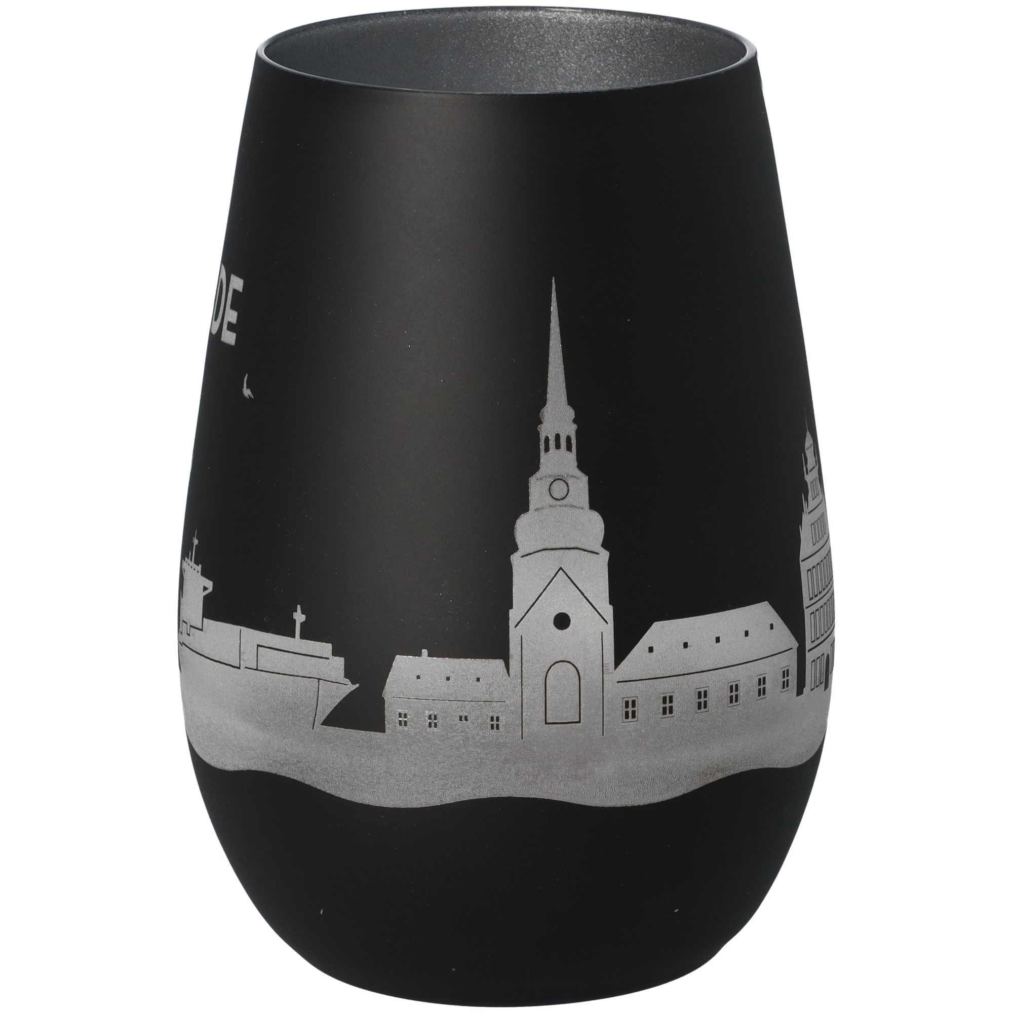 Windlicht Skyline Stade Schwarz/Silber Windlicht Skyline Stade Schwarz/Silber