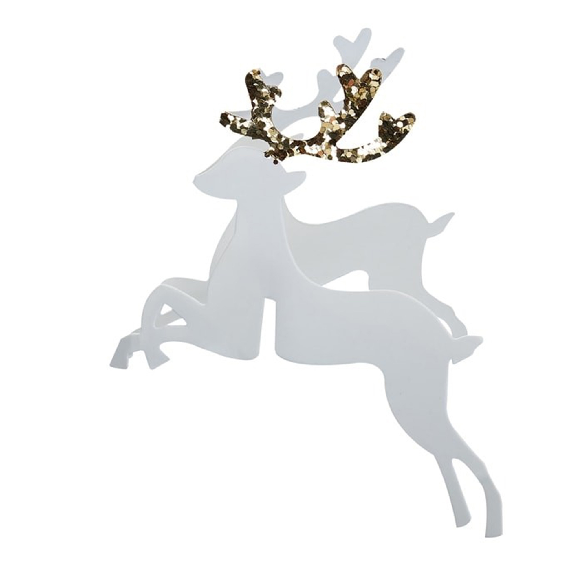 10 Rentier Glasdekorationen Zubehor, Schmuck, Hirsch, Säugetier, Wildtiere