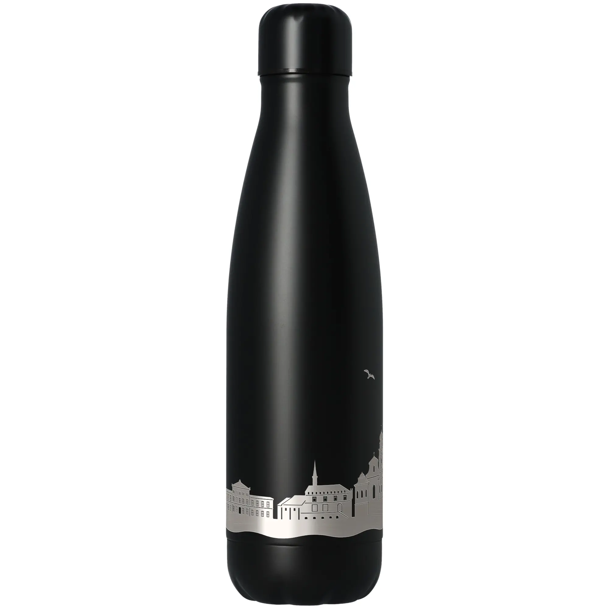 Trinkflasche Skyline Göttingen Schwarz 500ml