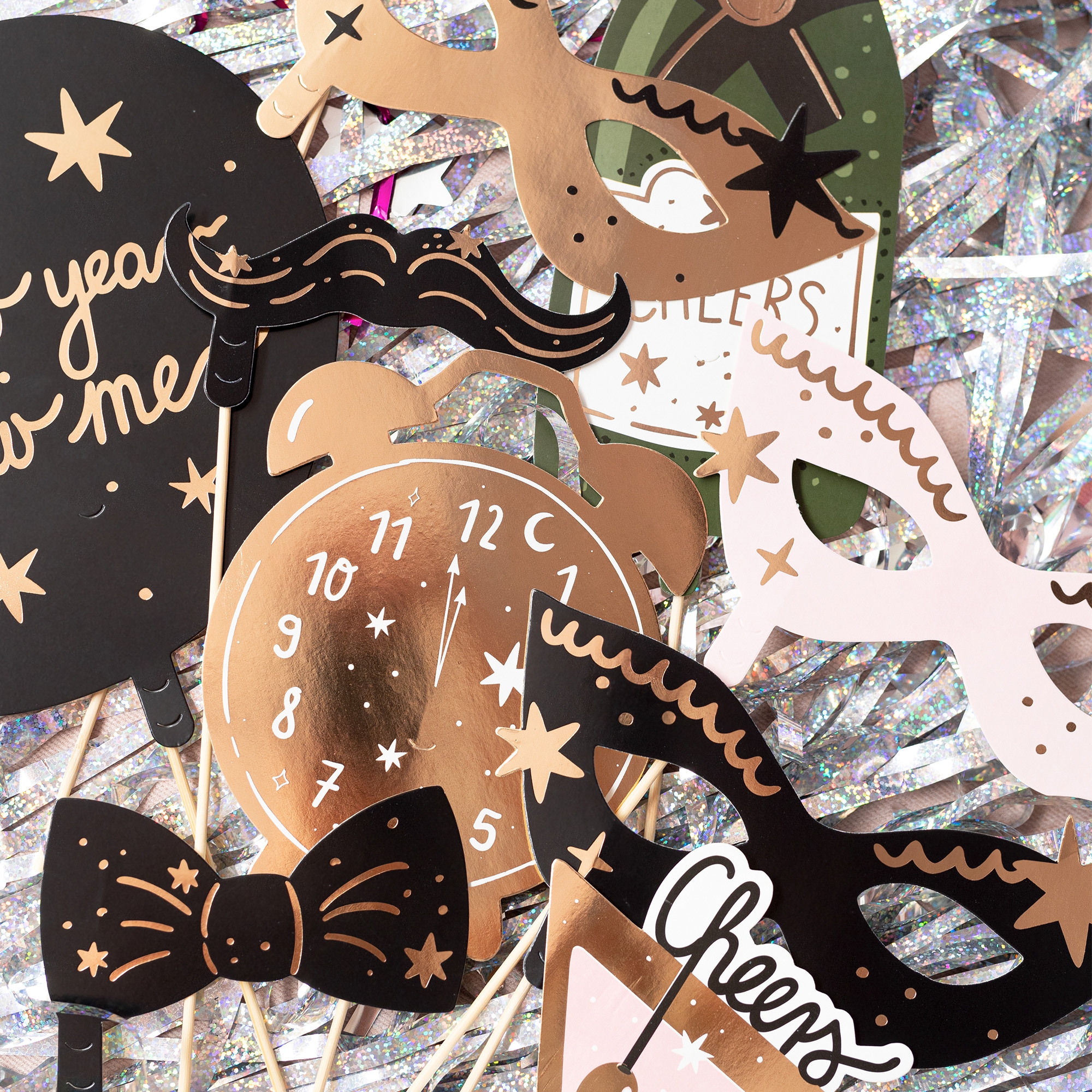 Party Props Photobox Silvester Let´s Party Party Props Photobox Silvester Let´s Party