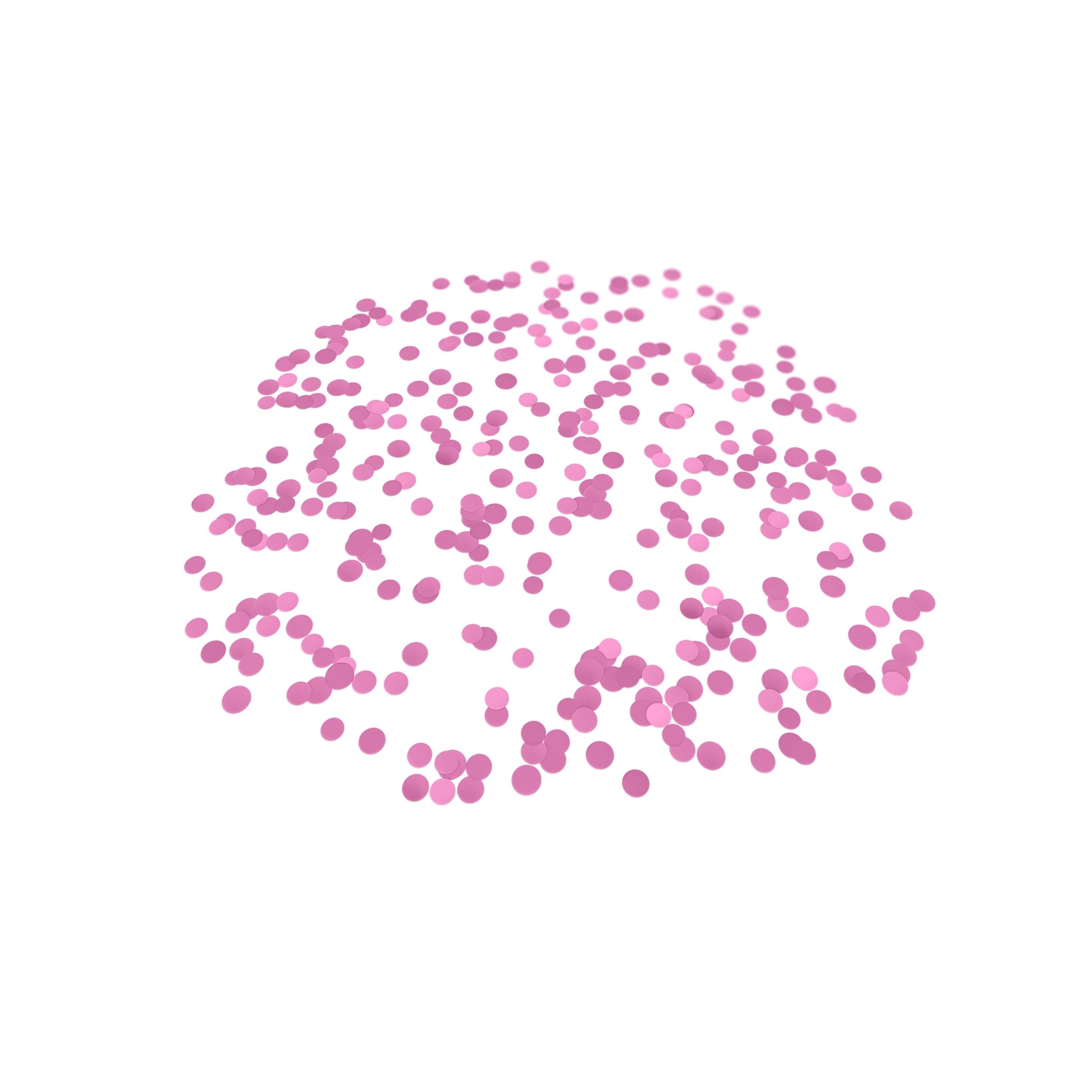 Folienkonfetti 1cm Rund 100g Satin Pink