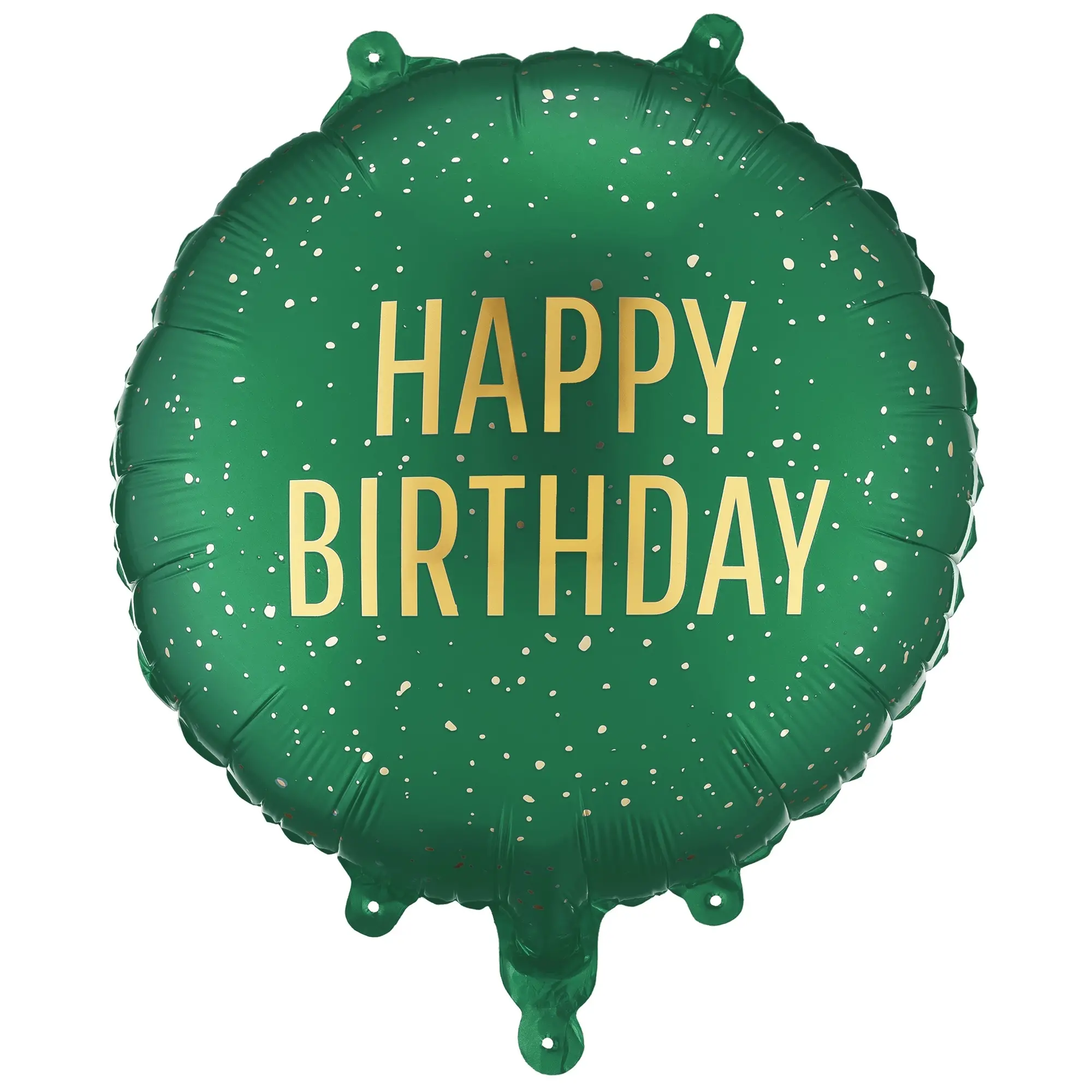 birthday, Ballon, grün, rund, Konfetti