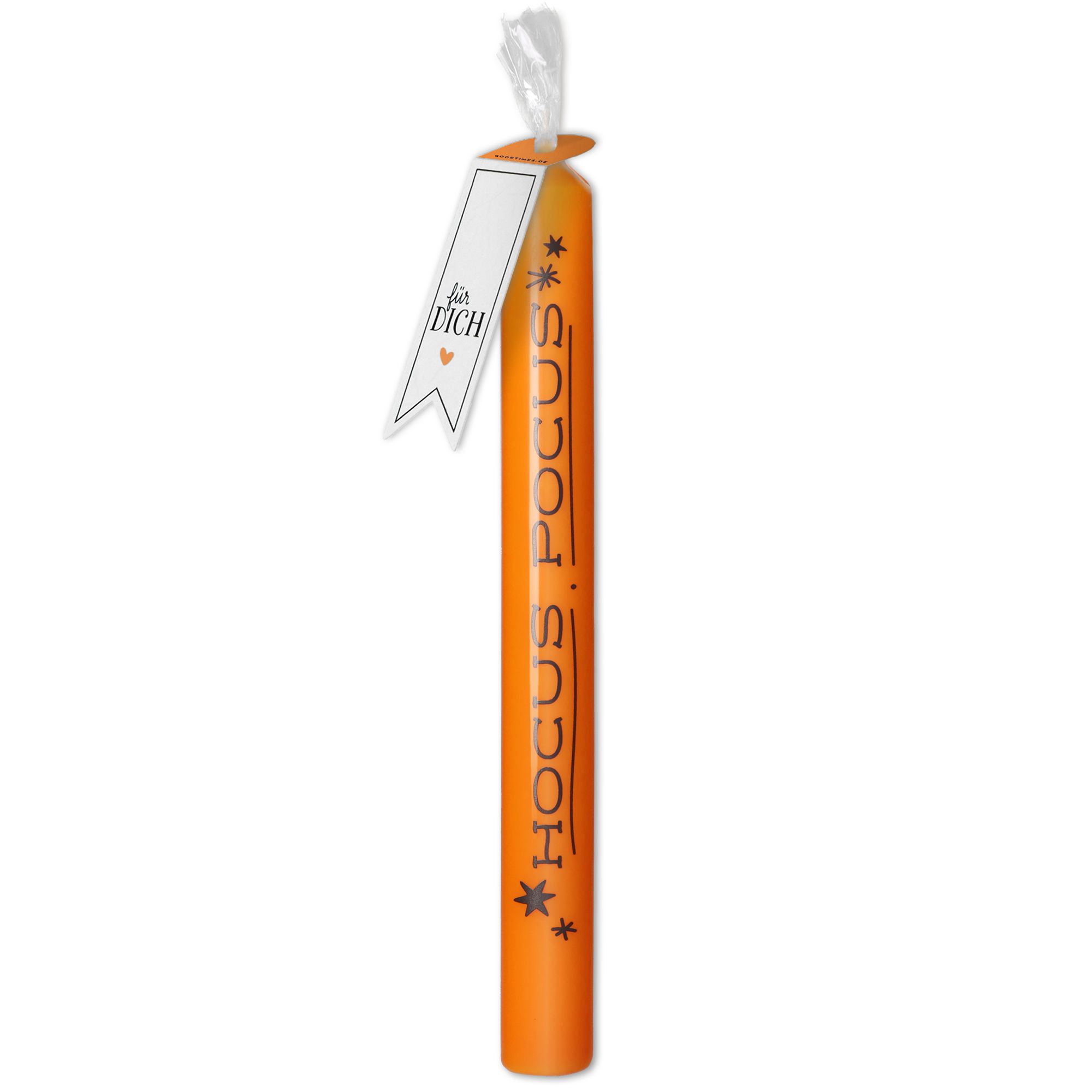 Stabkerze Orange "Hocus Pocus" Stabkerze Orange "Hocus Pocus"