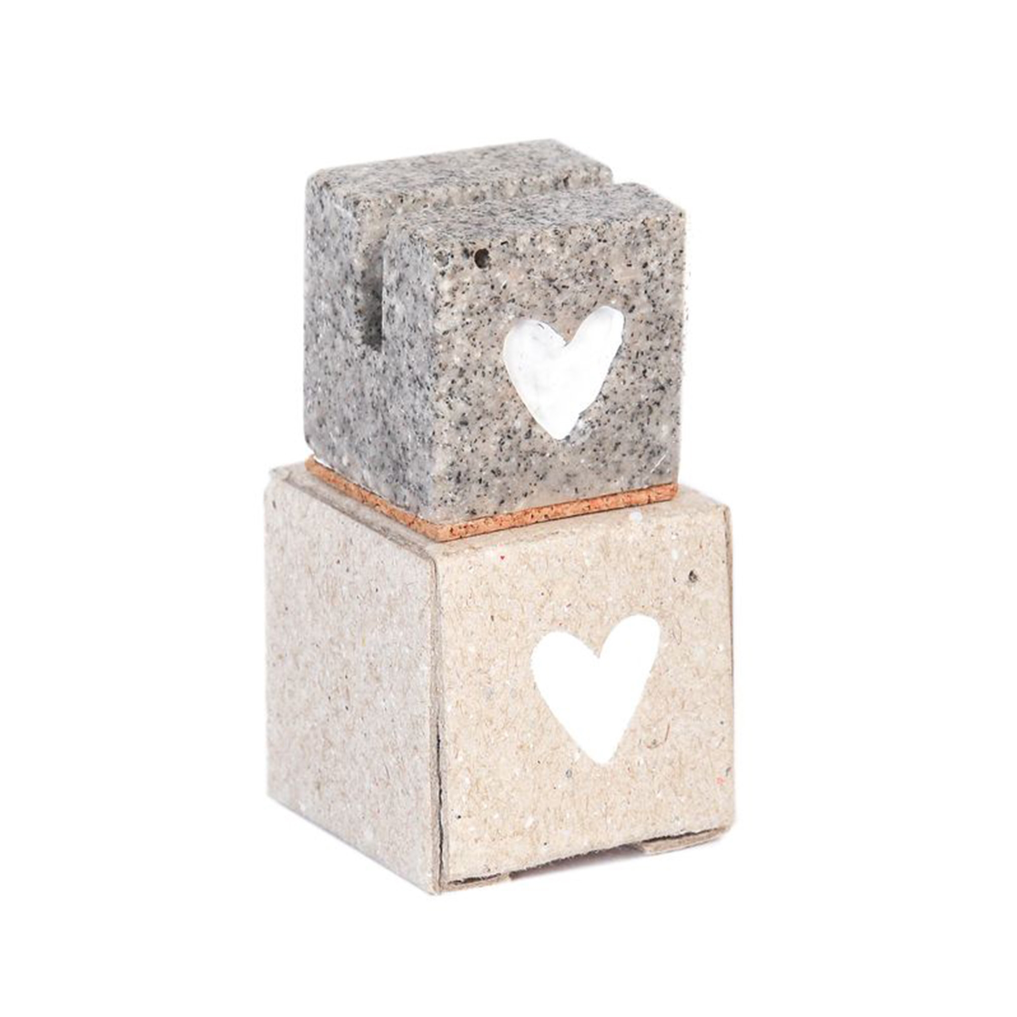 Mini Kartenhalter "Weißes Herz" Mini Kartenhalter "Weißes Herz"