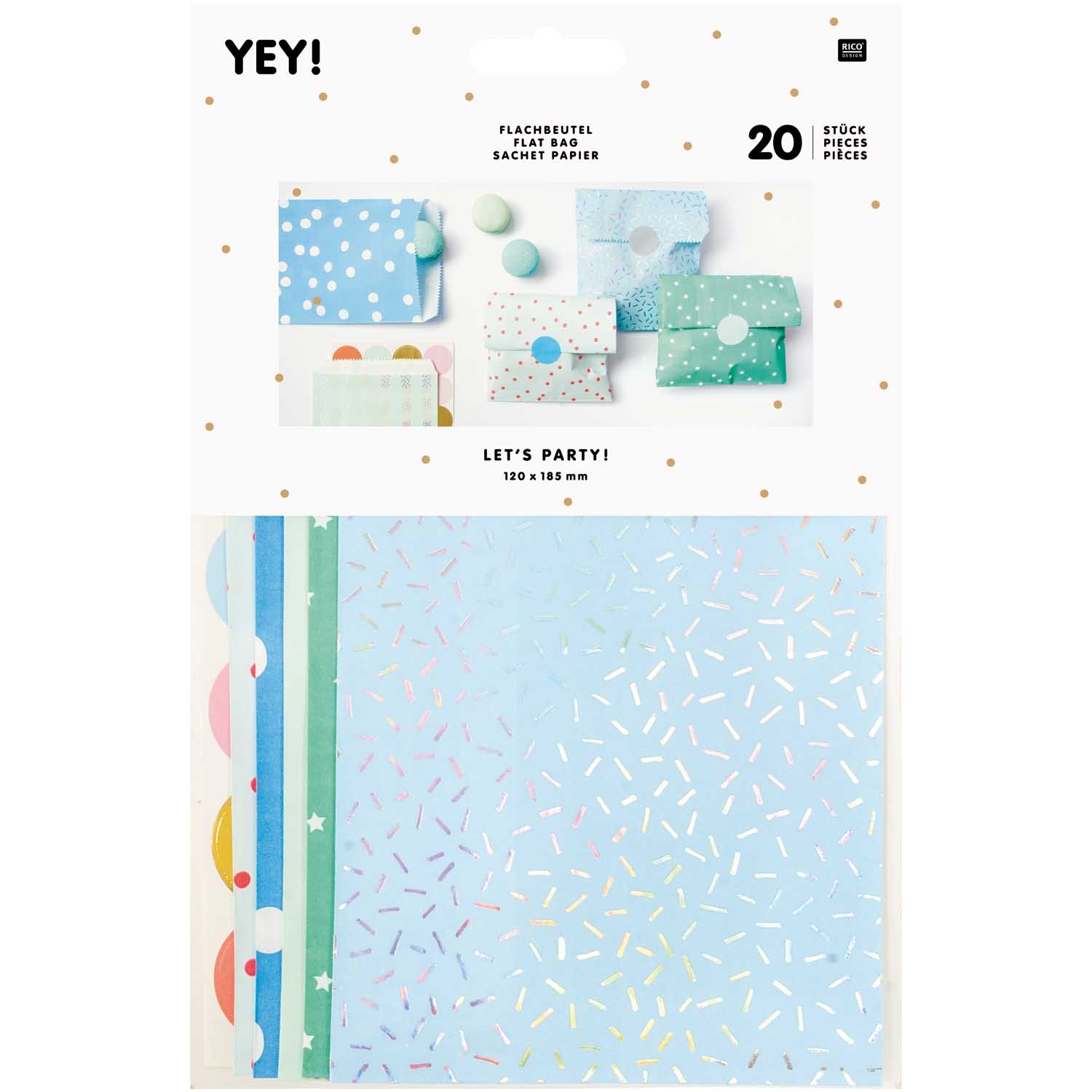 Geschenktüten Flachbeutel Grün / Blau Mix - 20 Stück Geschenktüten Flachbeutel Grün / Blau Mix - 20 Stück