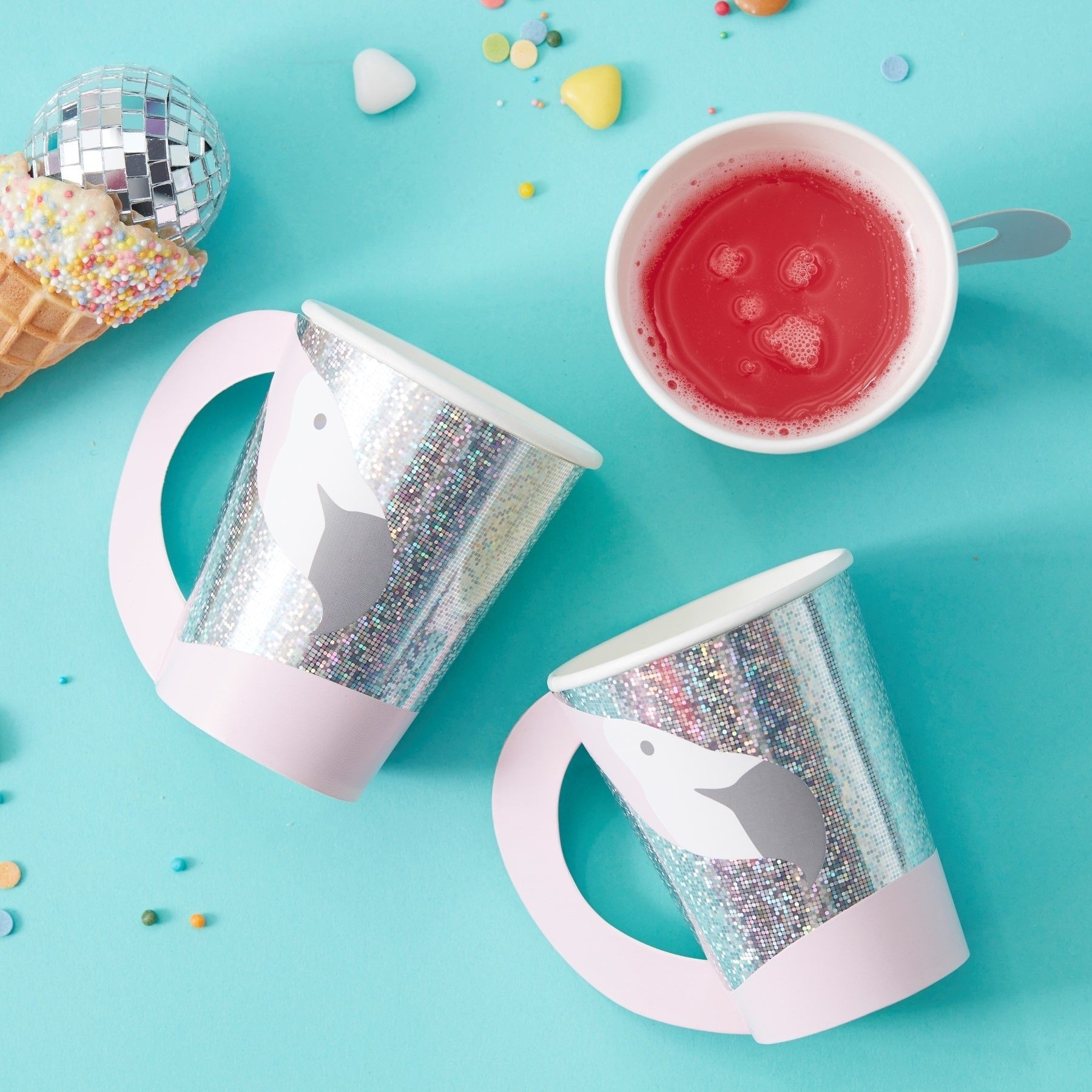 Good Vibes Flamingo - 8 Pappbecher Good Vibes Flamingo - 8 Pappbecher