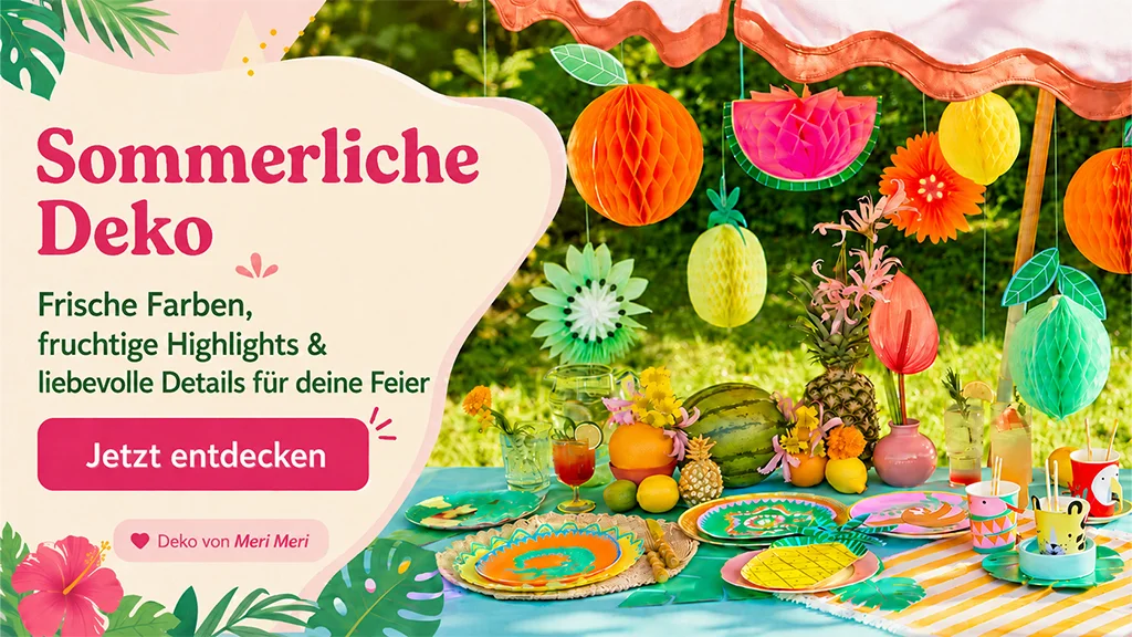 Sommerdeko, Deko-Set, Frisch, Tageslicht, Torangaben