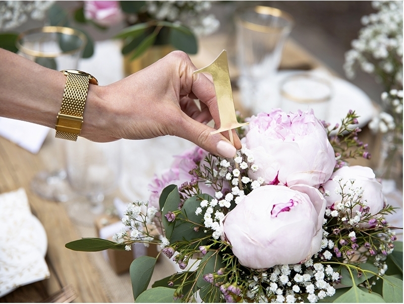 Tischnummern Gold 1-10 Tischnummern Gold 1-10