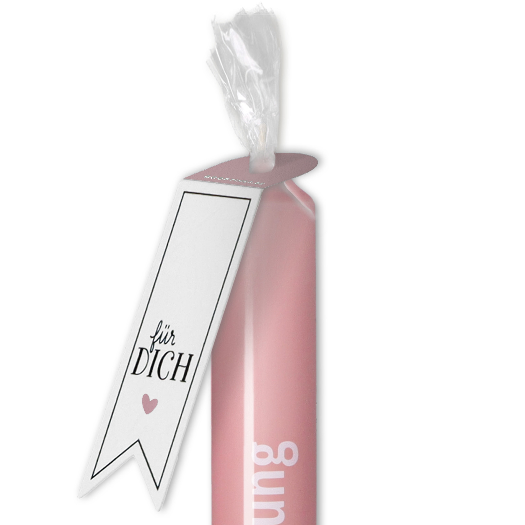 Stabkerze Rosa "Alles Liebe zur Firmung" Stabkerze Rosa "Alles Liebe zur Firmung"