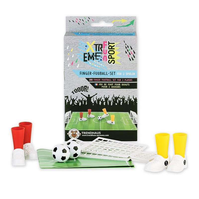 Finger-Fußball-Set für 2 Spieler 9-teilig