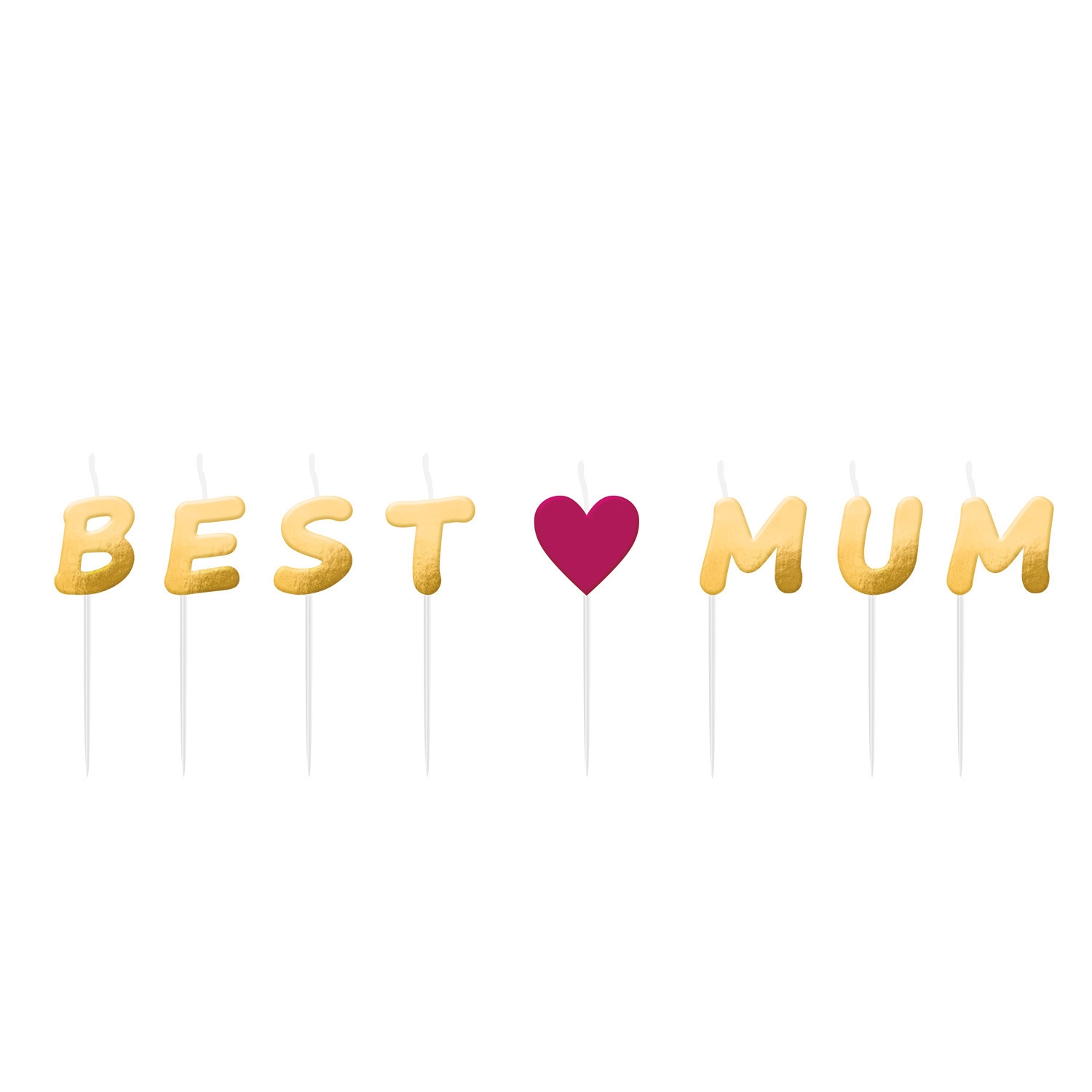 Kerzen-Set "Best Mum"