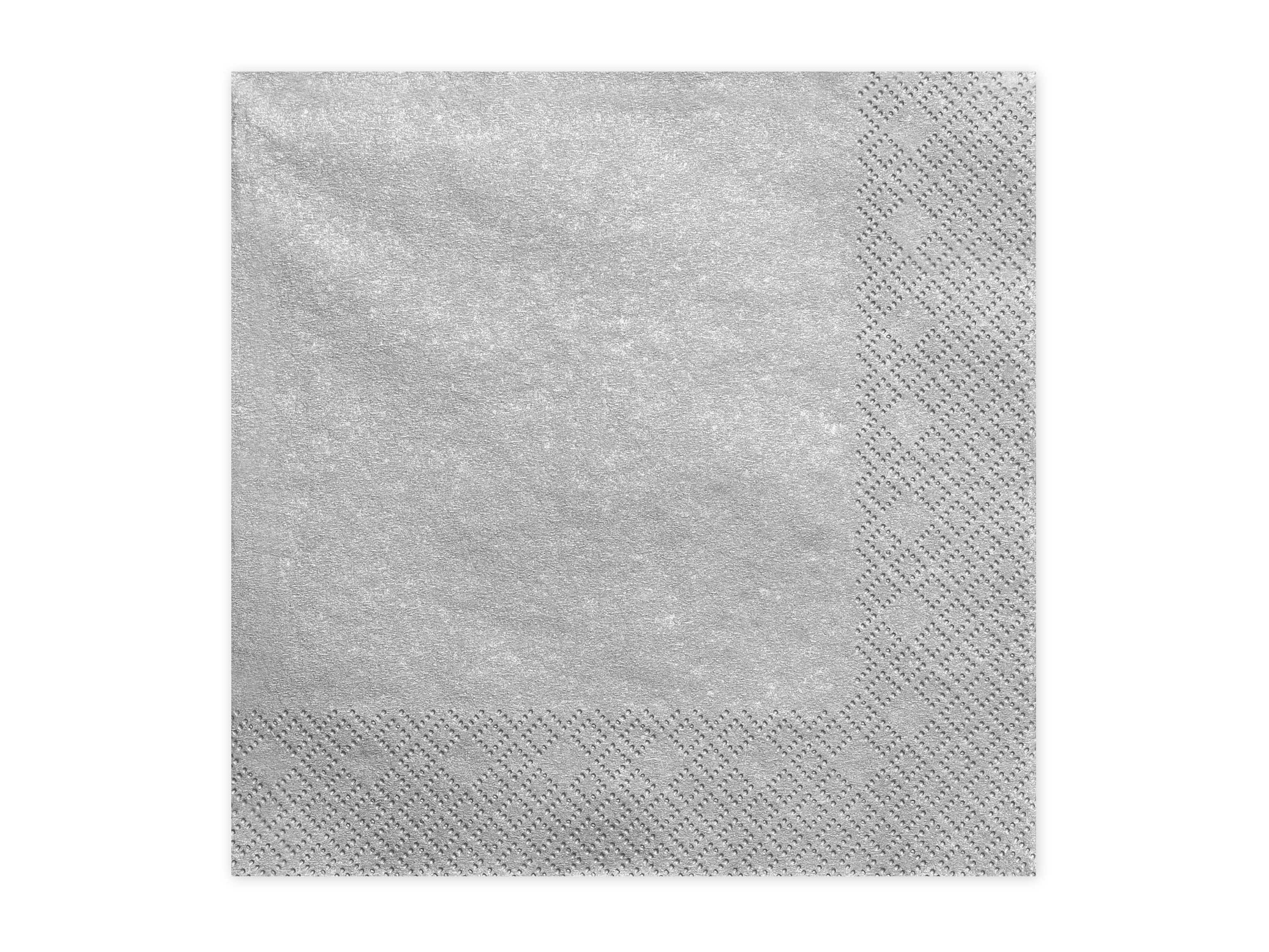 20 Servietten - Silber, 3lagig 20 Servietten - Silber, 3lagig