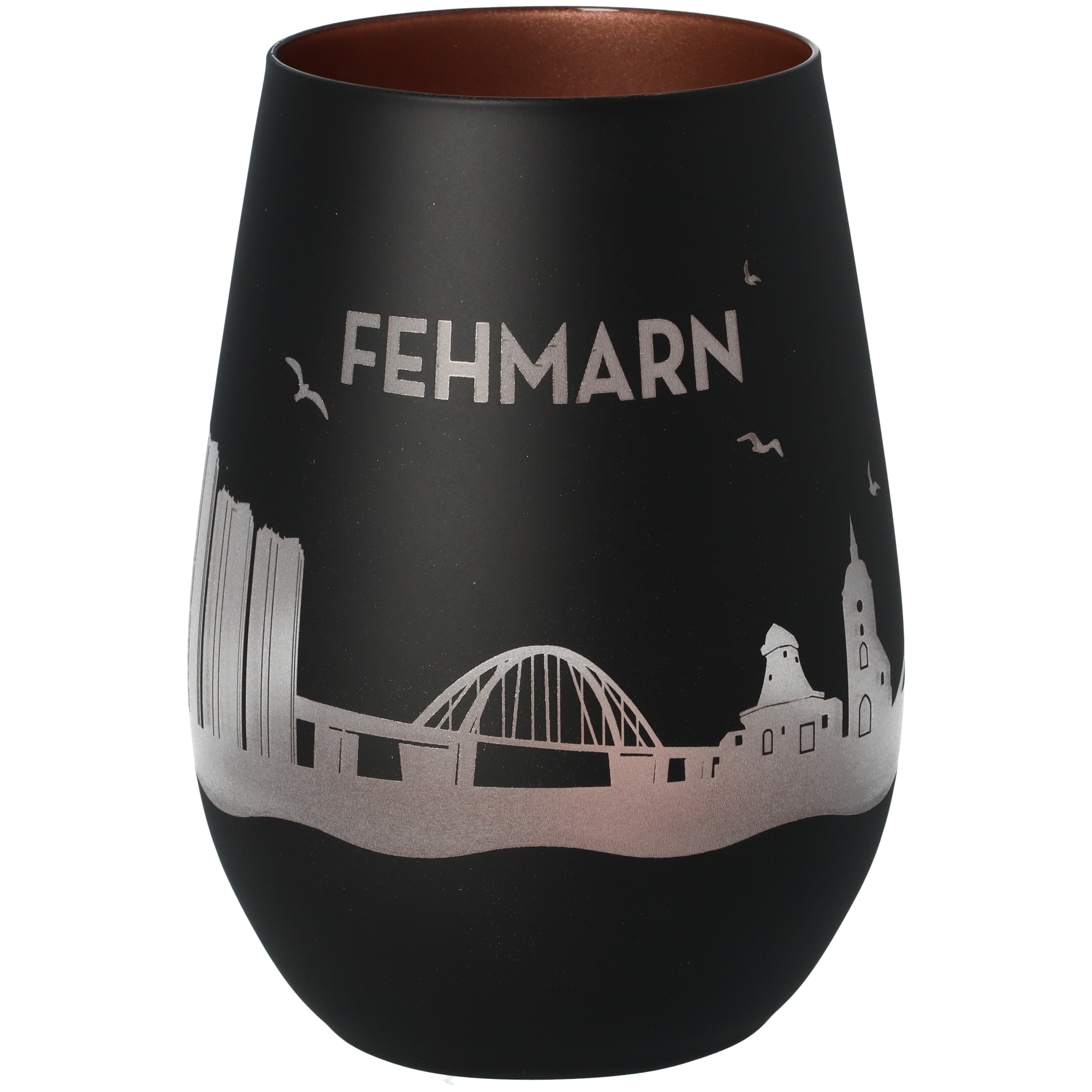 Windlicht Skyline Fehmarn Schwarz/Bronze Windlicht Skyline Fehmarn Schwarz/Bronze