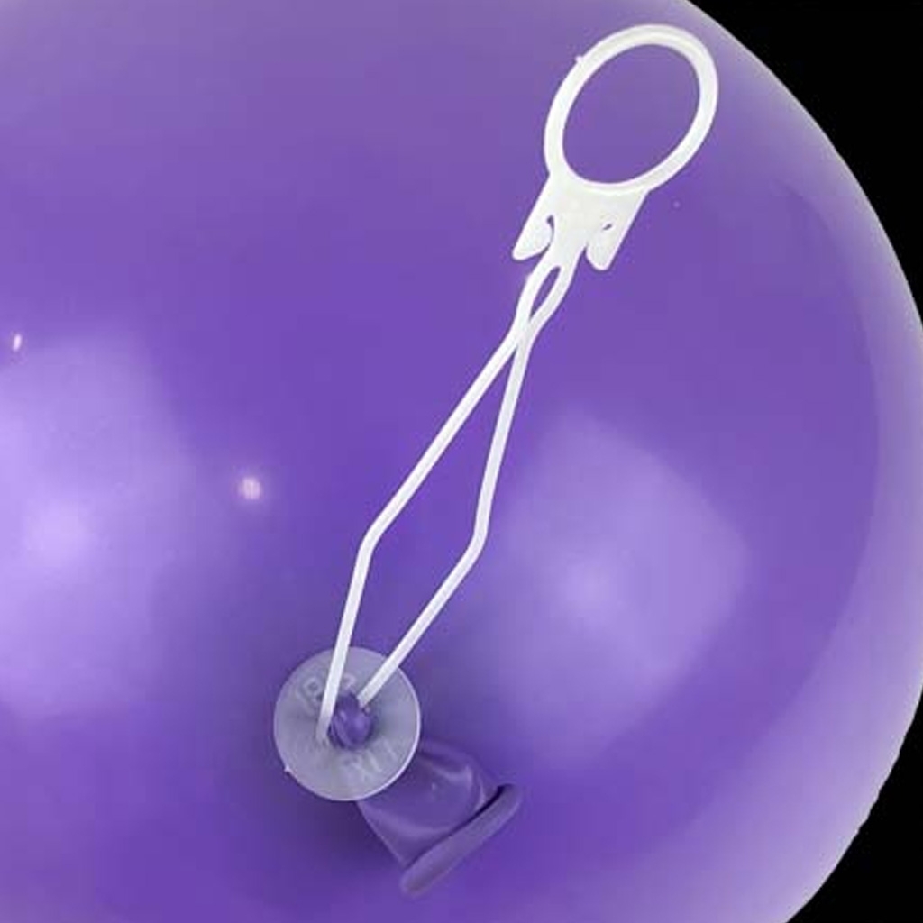 balloon, purple, cling, glue, pin