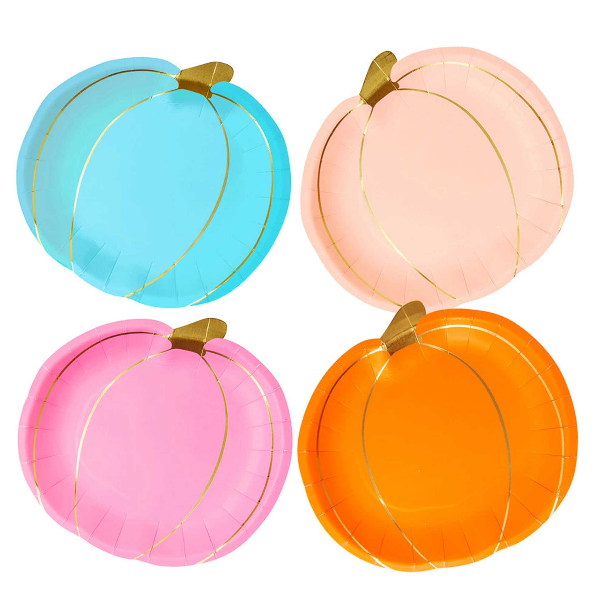 8 Pappteller "Kürbis" 8 Pappteller "Kürbis"