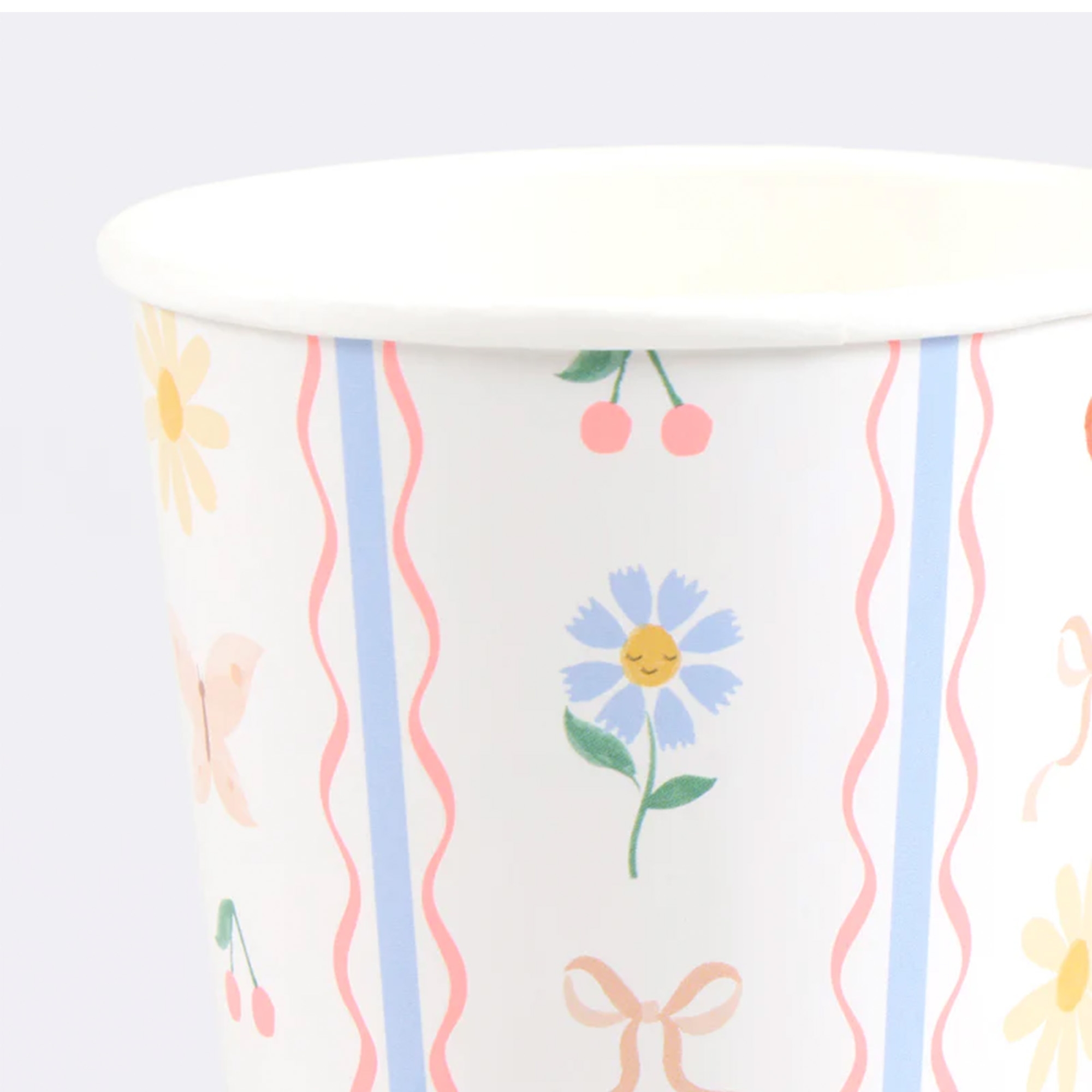 Blumenmuster, Becher, Porzellan, Pastellfarben, Floral