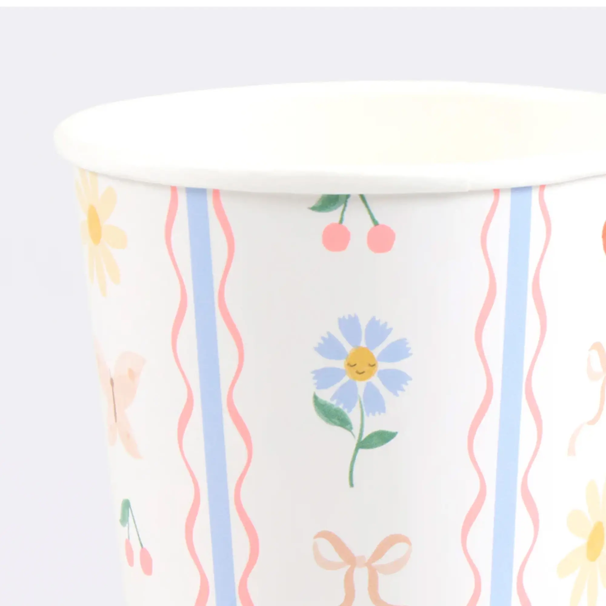 Blumenmuster, Becher, Porzellan, Pastellfarben, Floral