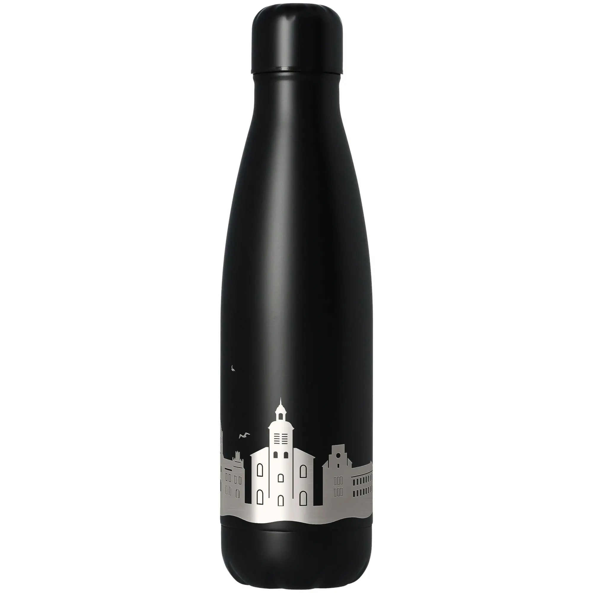 Trinkflasche Skyline Walsrode Schwarz 500ml