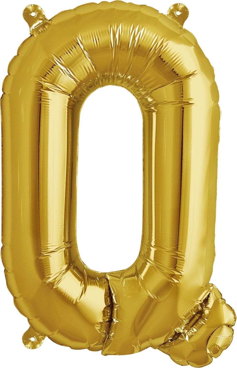 Luftballon Buchstabe Q Gold 40cm