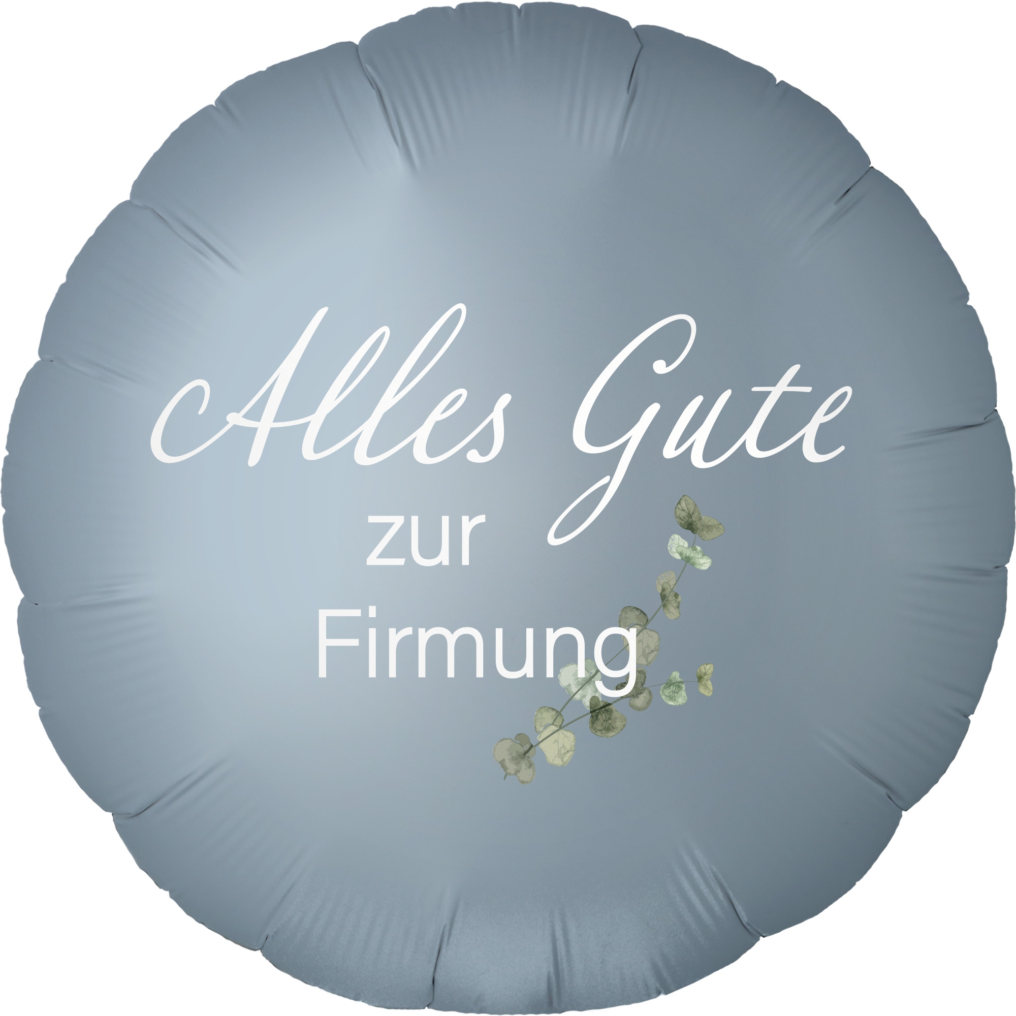 Folienballon Rund Satin Blue Jeans "Alles Gute zur Firmung" 45cm Folienballon Rund Satin Blue Jeans "Alles Gute zur Firmung" 45cm
