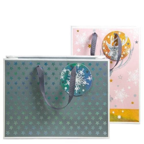 2 Elegante Weihnachts-Geschenktaschen 2 Elegante Weihnachts-Geschenktaschen