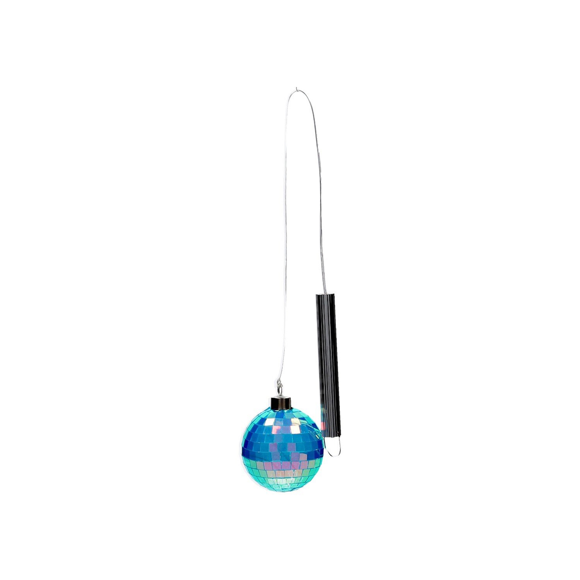 Disco LED-Kugel "Neon Blau" 8 cm