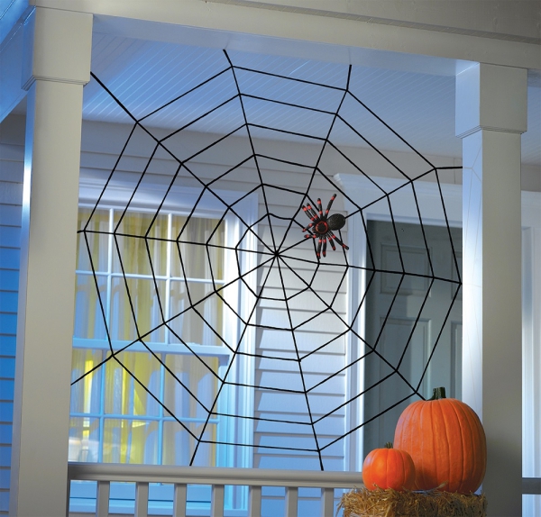 Spinnennetz aus Seil 152x152 cm Architektur, Gebäude