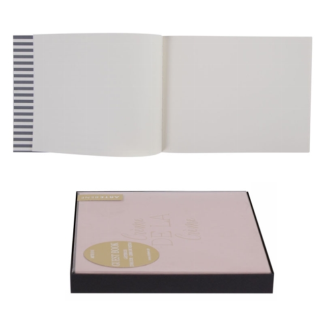 Gästebuch "Crème de la Crème" Puder & Gold Gästebuch "Crème de la Crème" Puder & Gold