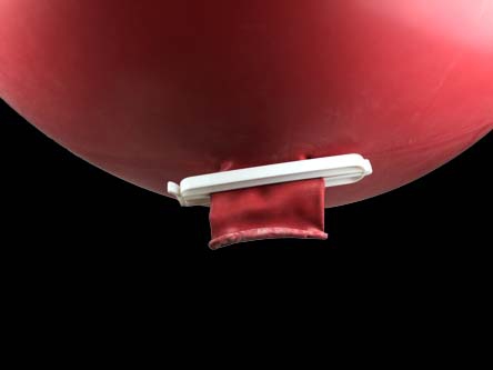 Riesenballon Verschluss 15 cm bis 210 cm Durchmesser Riesenballon Verschluss 15 cm bis 210 cm Durchmesser