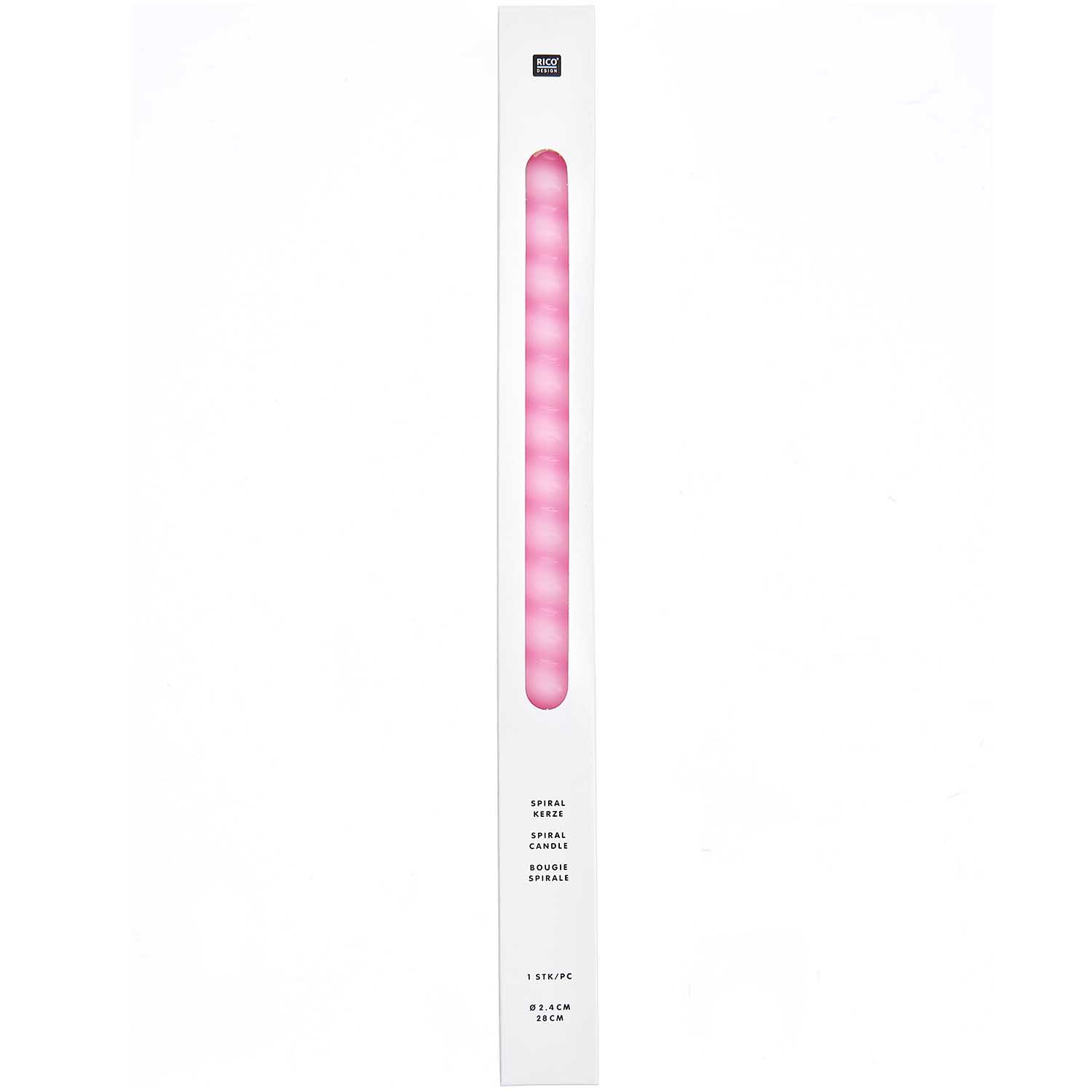 Spiralkerze groß - Kirschblüte Ø 2,4cm Spiralkerze groß - Kirschblüte Ø 2,4cm