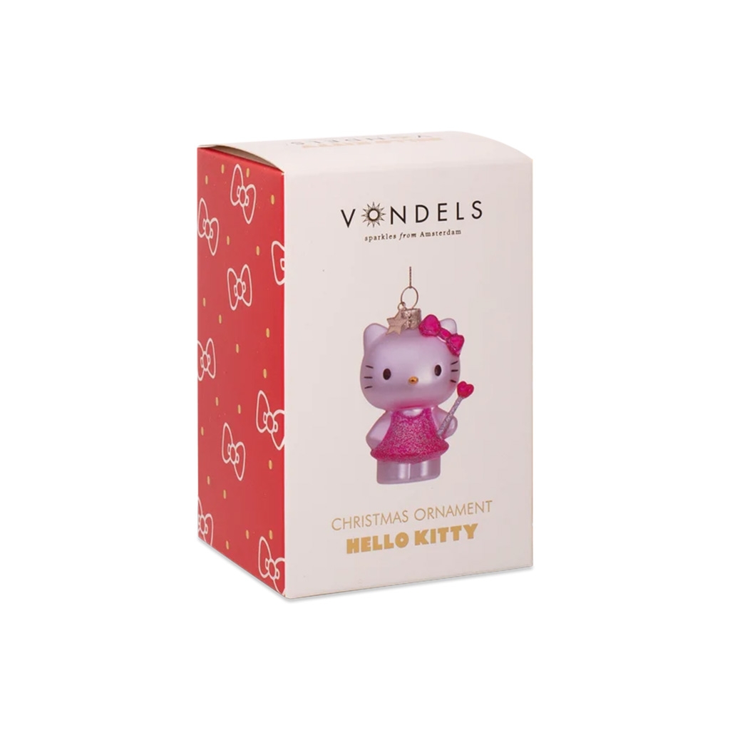 Hello Kitty, Weihnachtsanhänger, Anhänger, Pink, Glitzer