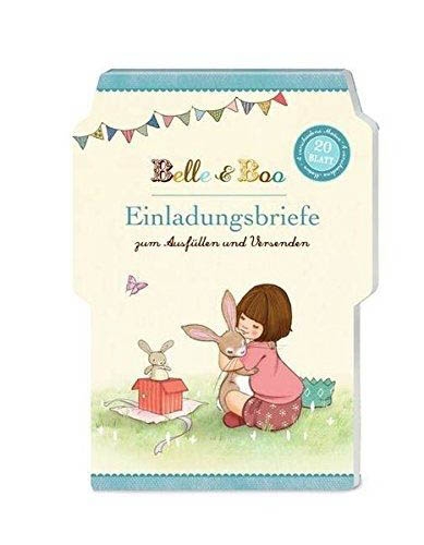 Belle & Boo - 20 Einladungsbriefe