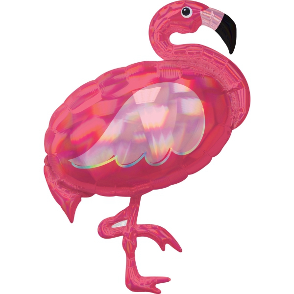 Folienballon "Flamingo" irisierend Pink 83cm