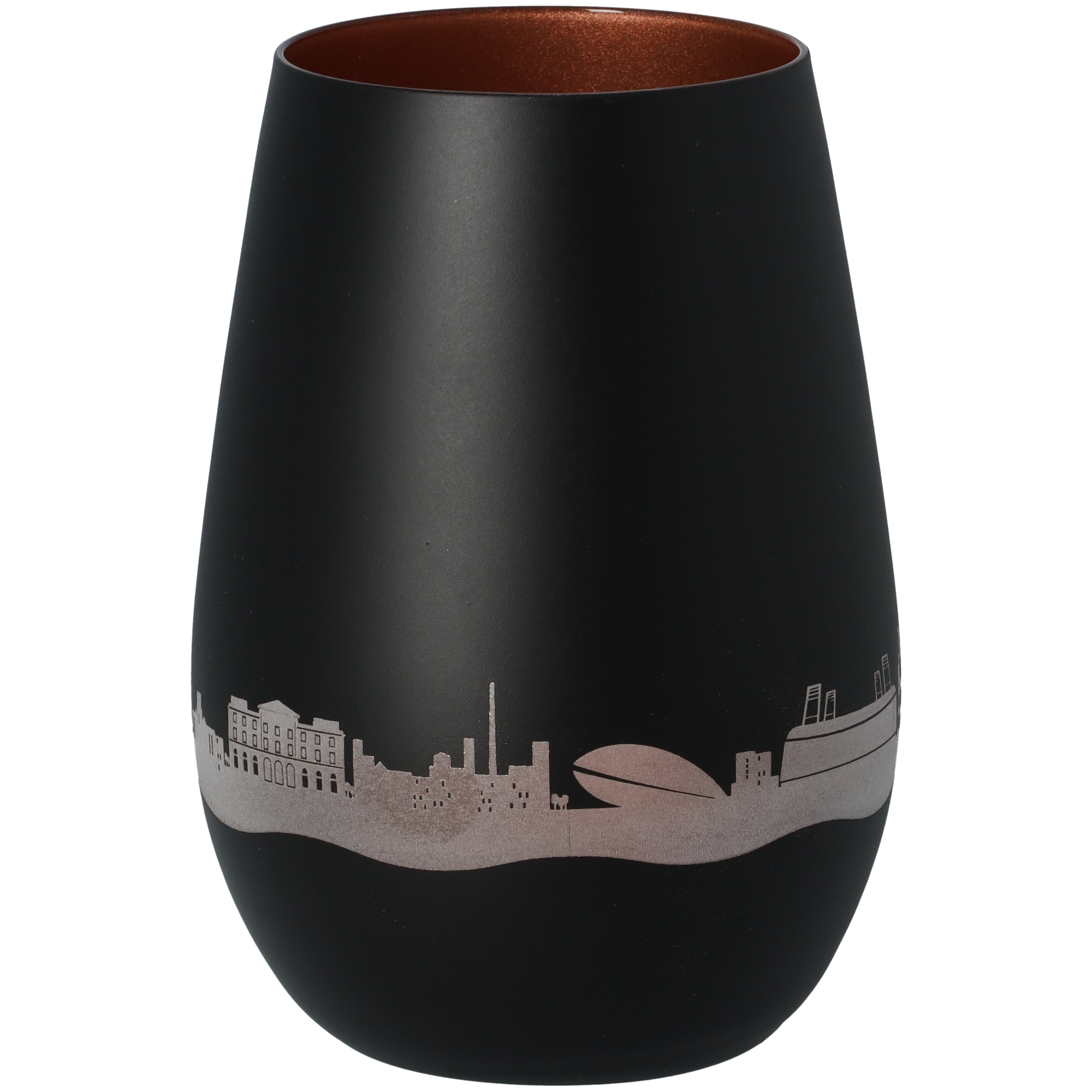 Windlicht Skyline Bremen Schwarz/Bronze Windlicht Skyline Bremen Schwarz/Bronze