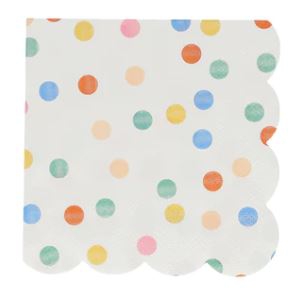 Meri Meri - 16 Cocktailservietten "Muster" Pastell Meri Meri - 16 Cocktailservietten "Muster" Pastell