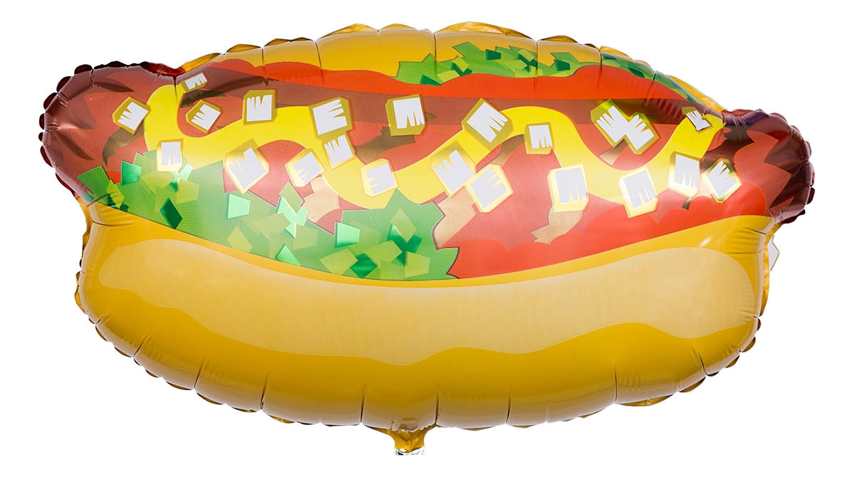 Folienballon Hot Dog 81cm Folienballon Hot Dog 81cm
