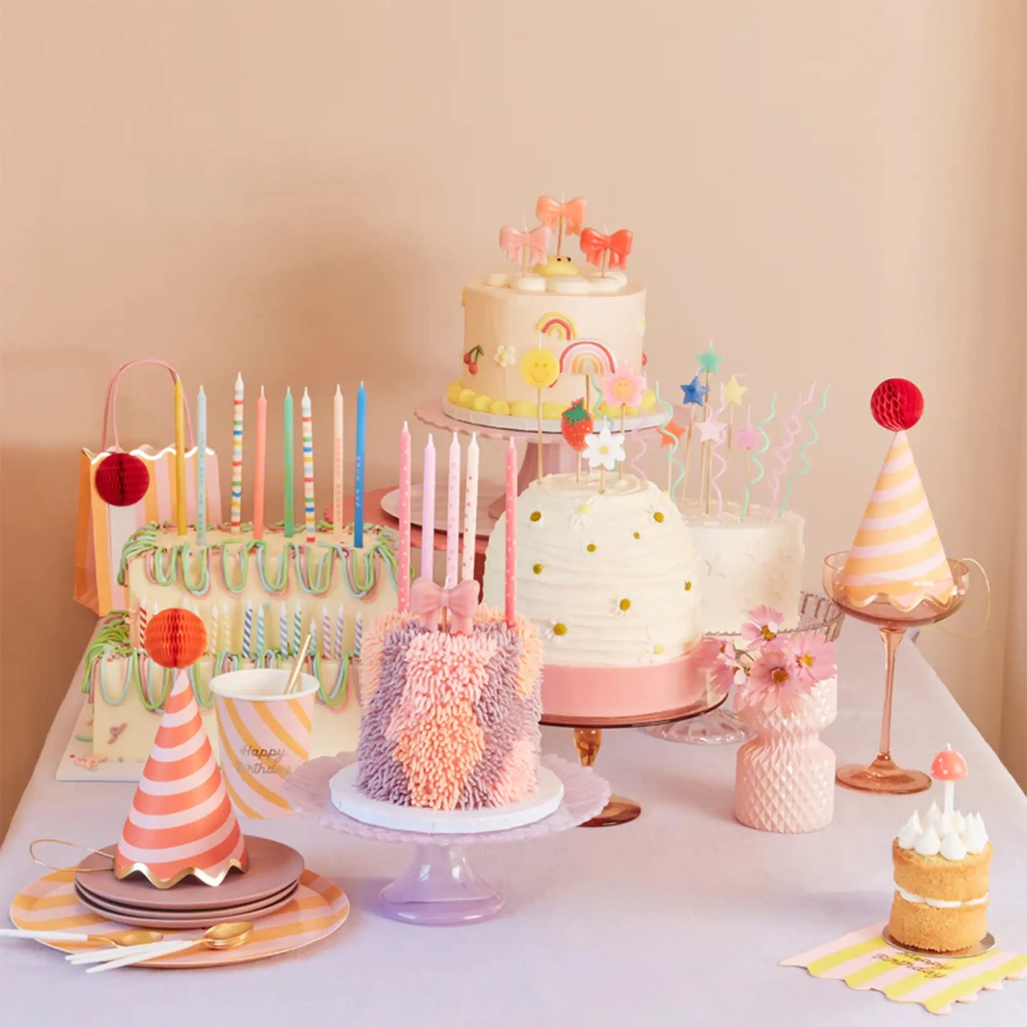 kuchen, geburtstag, dekoration, feier, torte