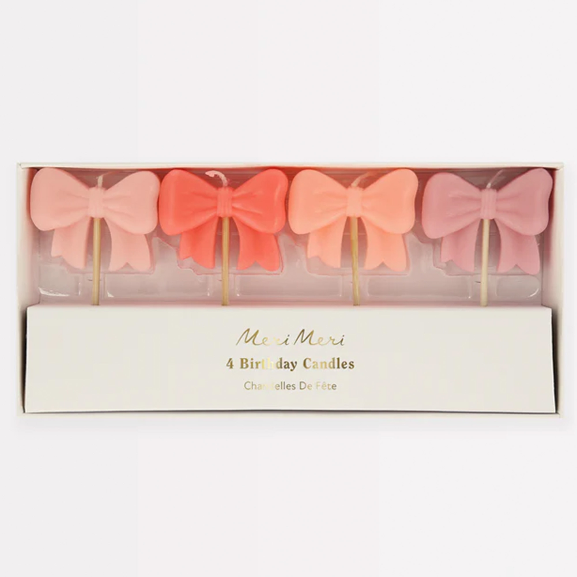 Meri Meri - 4 Schleifen Kerzen Meri Meri - 4 Schleifen Kerzen