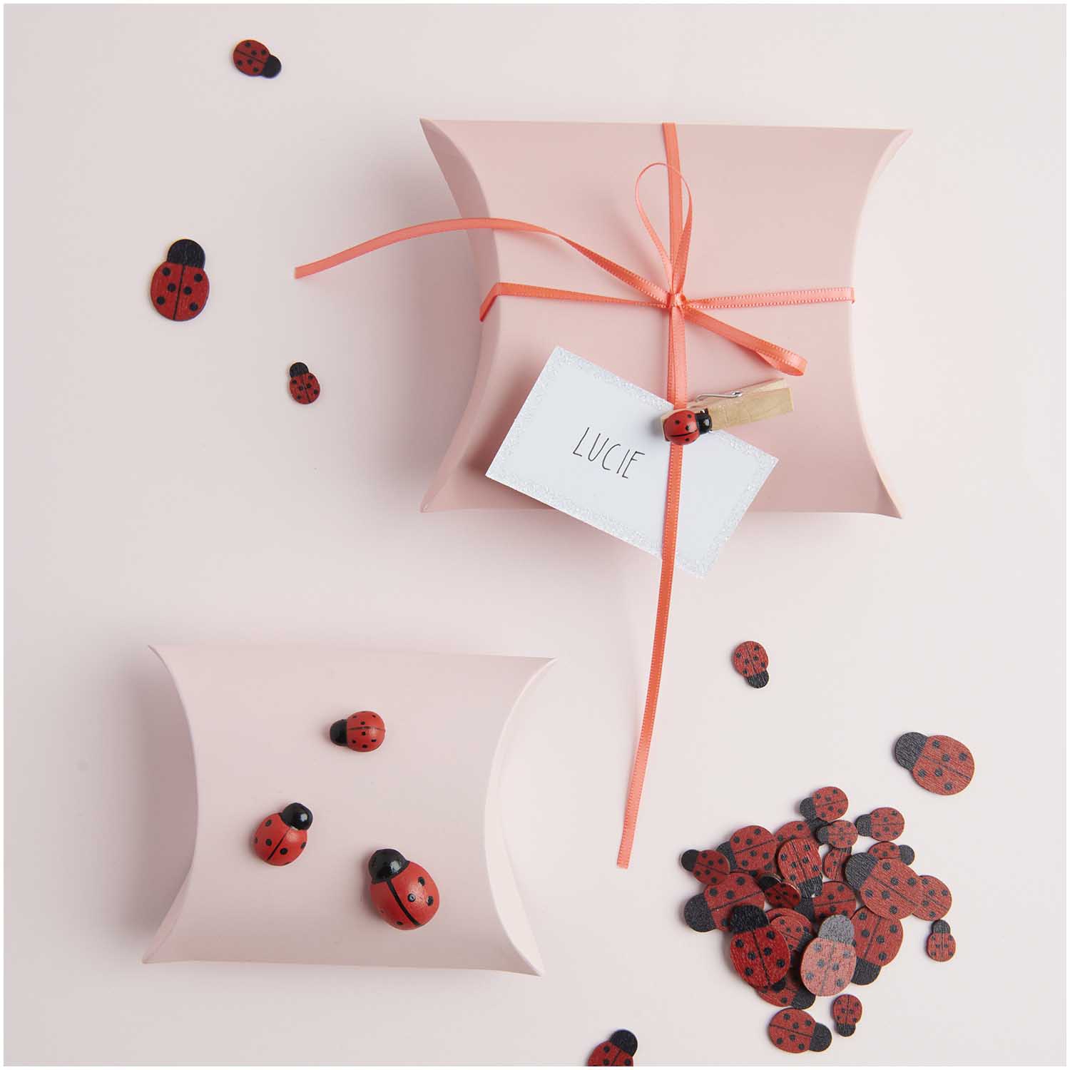 24 Holzsticker "Marienkäfer" 24 Holzsticker "Marienkäfer"